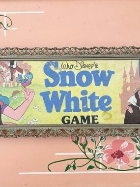 Vintage Filigree Picture Frame Walt Disney Snow White Evil Queen Art